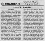 triathlon orleans vendome 2009